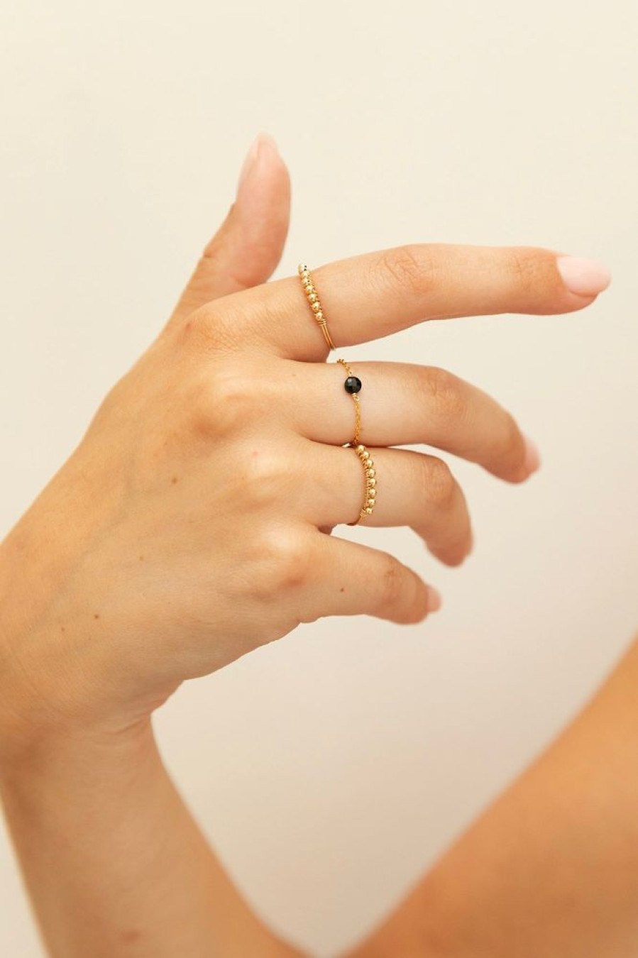 Bagues YAY Paris | Bague Chainette Stella - Agate