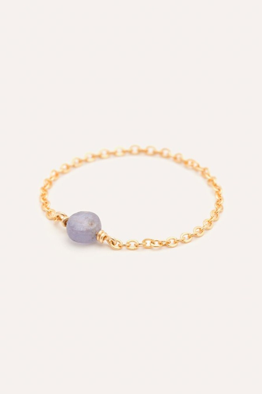 Bagues YAY Paris | Bague Chainette Stella - Tanzanite