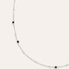 Colliers YAY Paris | Collier-Bracelet Satellite - Agate - Argent