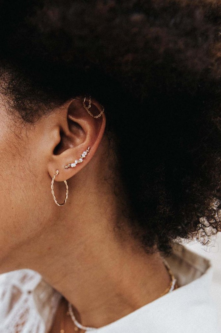 Boucles D'Oreilles YAY Paris | Creoles Torsade