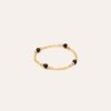 Bagues YAY Paris | Bague Chainette Satellite - Agate