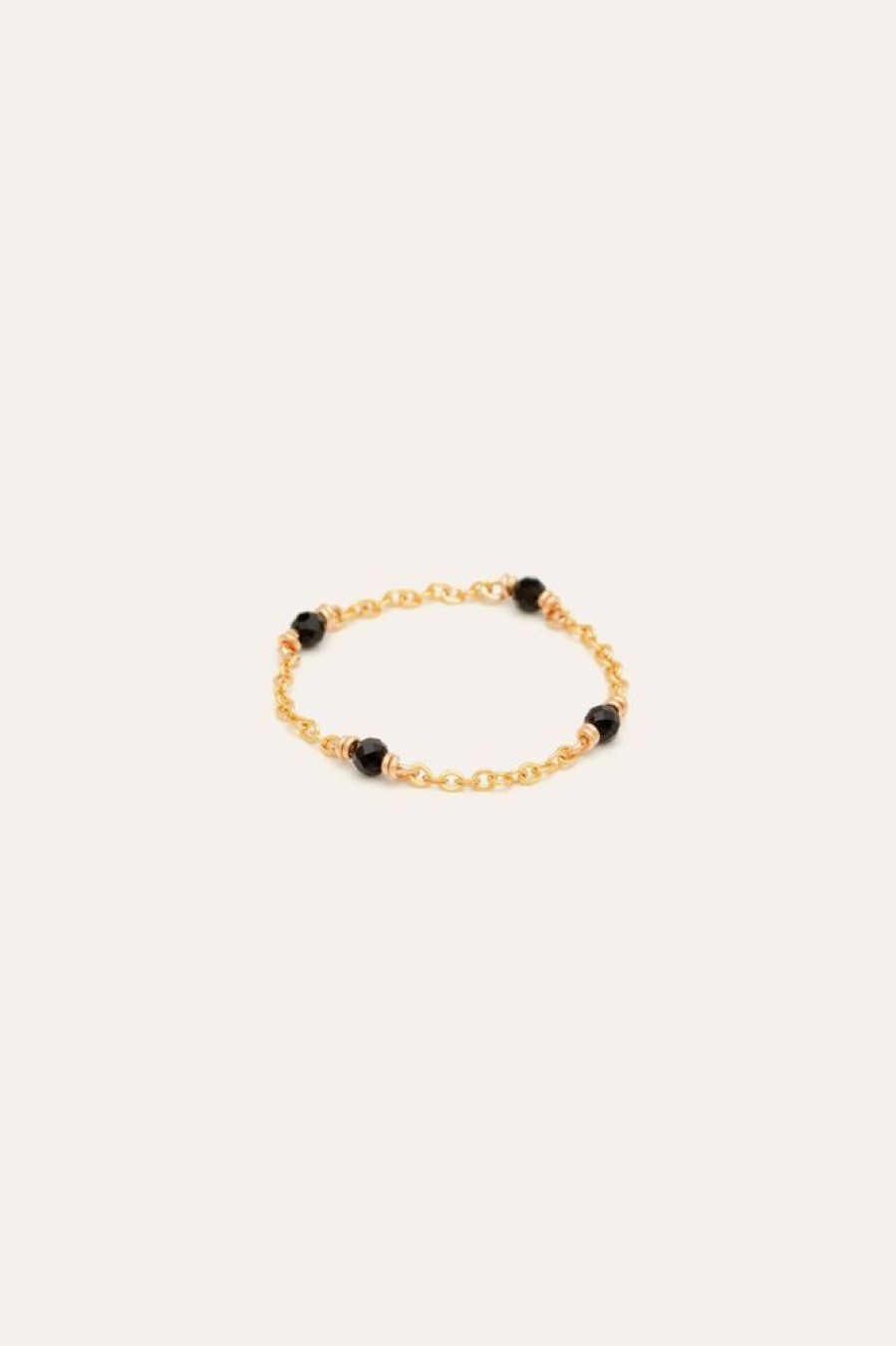 Bagues YAY Paris | Bague Chainette Satellite - Agate